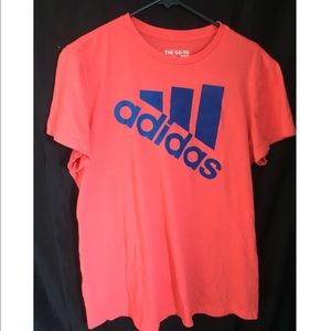 Adidas pink tee